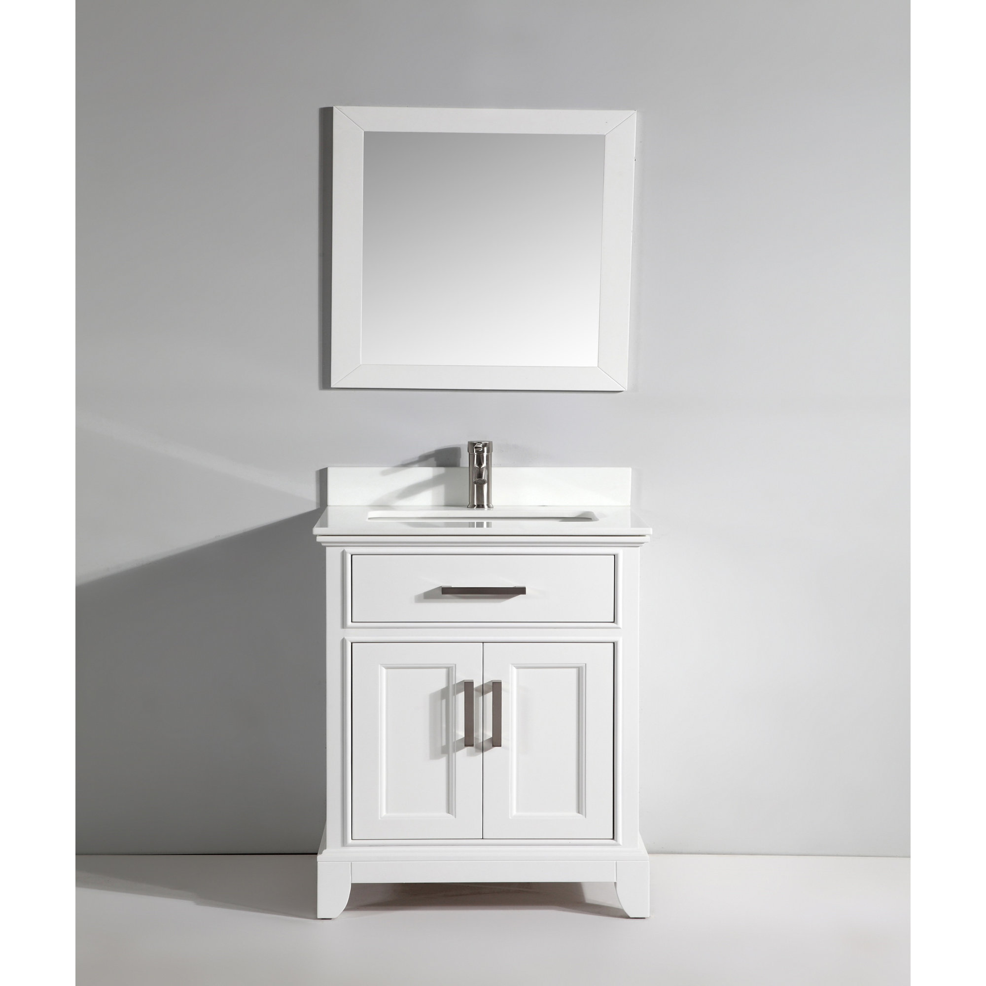Vanity Art Phoenix Stone 30" Single Bathroom Vanity with Mirror